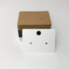 White Earring card with transparent nylon 50pcs