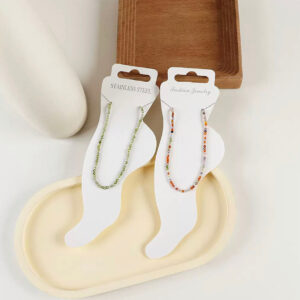 Anklet card with transparent nylon (25pcs)