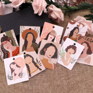 Fancy jewelry card with transparent nylon(pack of 25pcs)